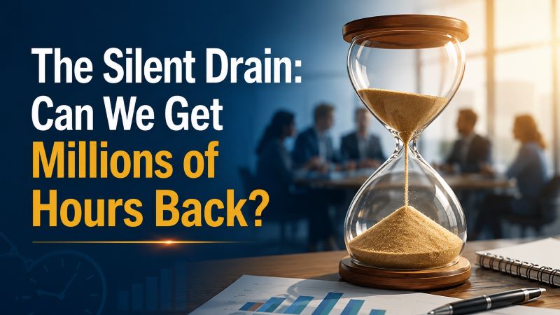 easyReportPRO blog - The Silent Drain: Can We Get Millions of Hours Back?
