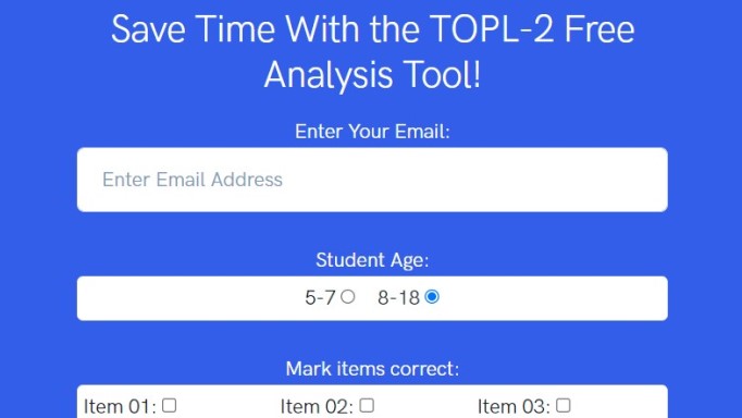 easyReportPRO blog - TOPL-2 Analysis Tool